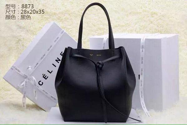 2016NEW ★大人気★【CELINE セリーヌ スーパーコピー】Cabas Phantom Sサイズ (Black) 176023TNI.38NO